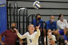 VB vs RIC  Wheaton Women's Volleyball vs Rhode Island College. - Photo by Keith Nordstrom : Wheaton, Volleyball, VB